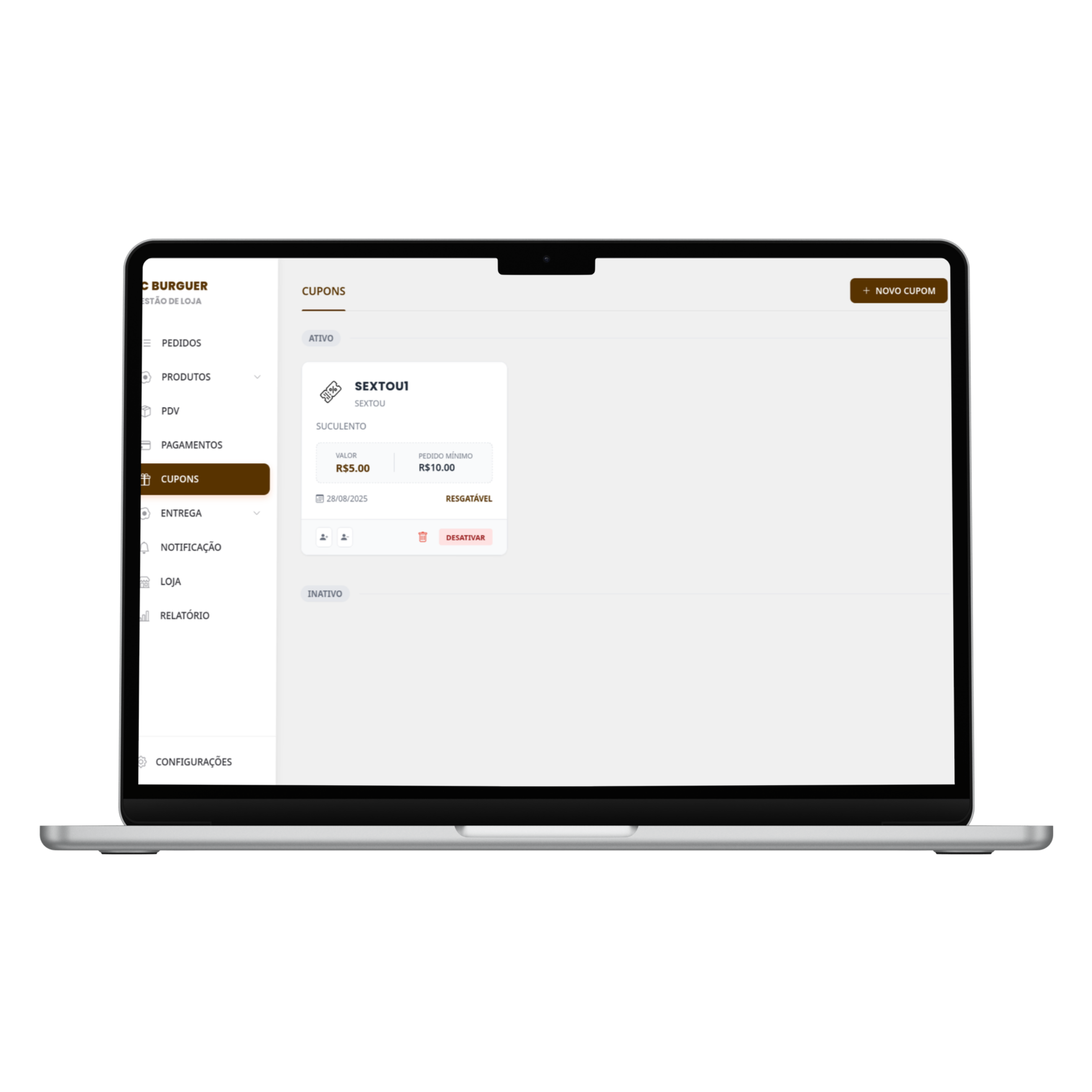 Imagem de Sistema de cupons
